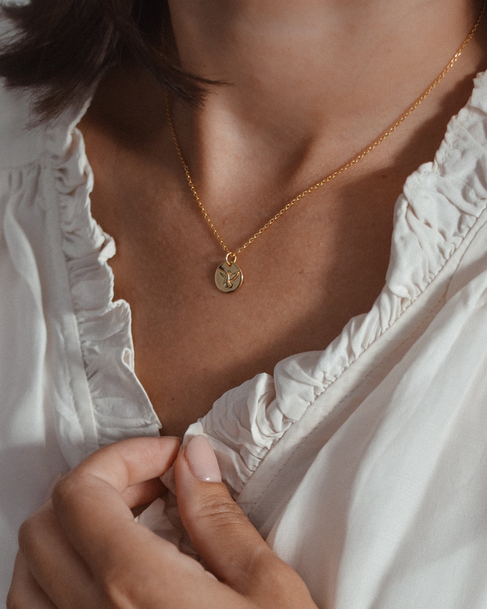 Collier médaille Saint-Esprit