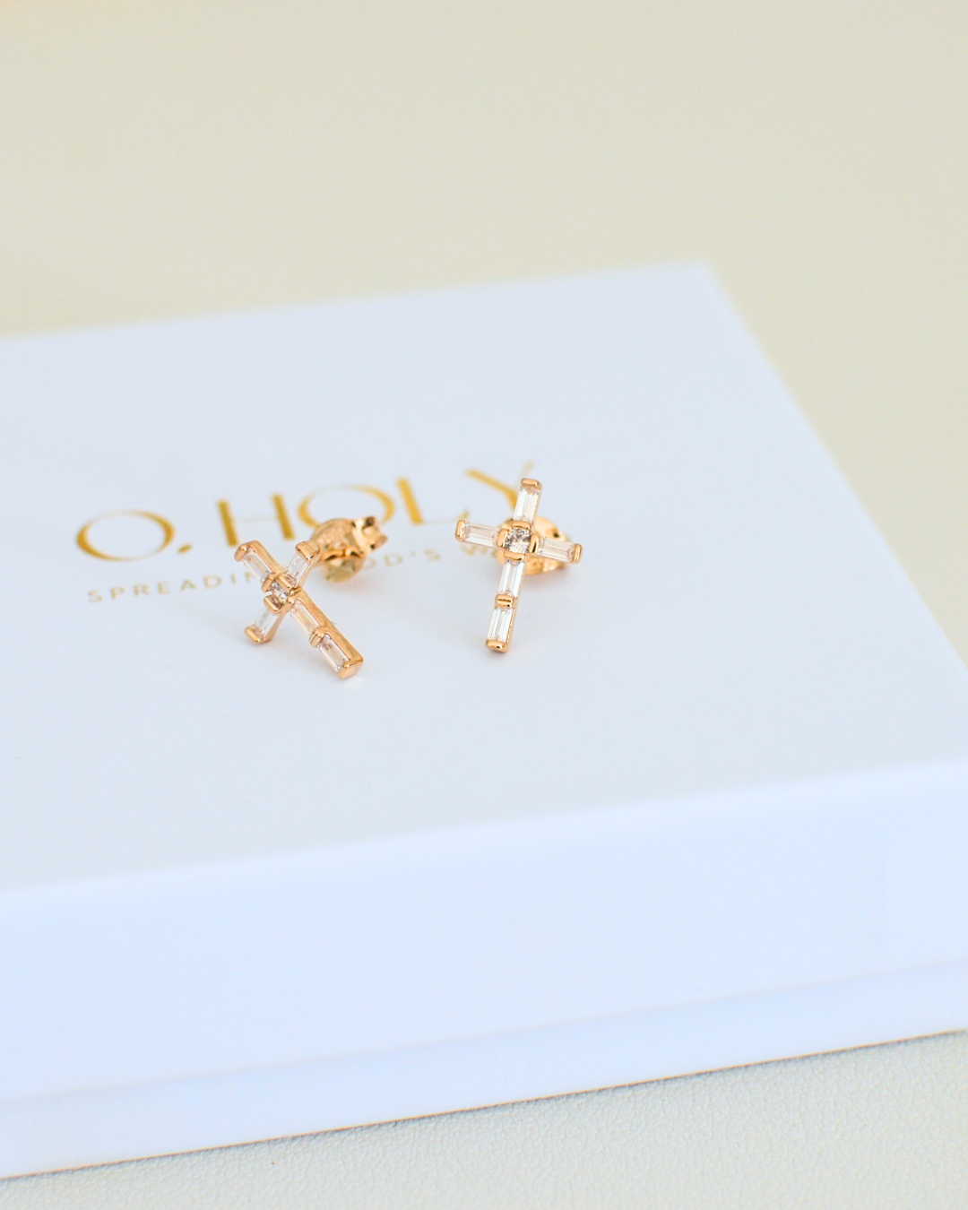 Boucles d'oreilles croix RAHAB