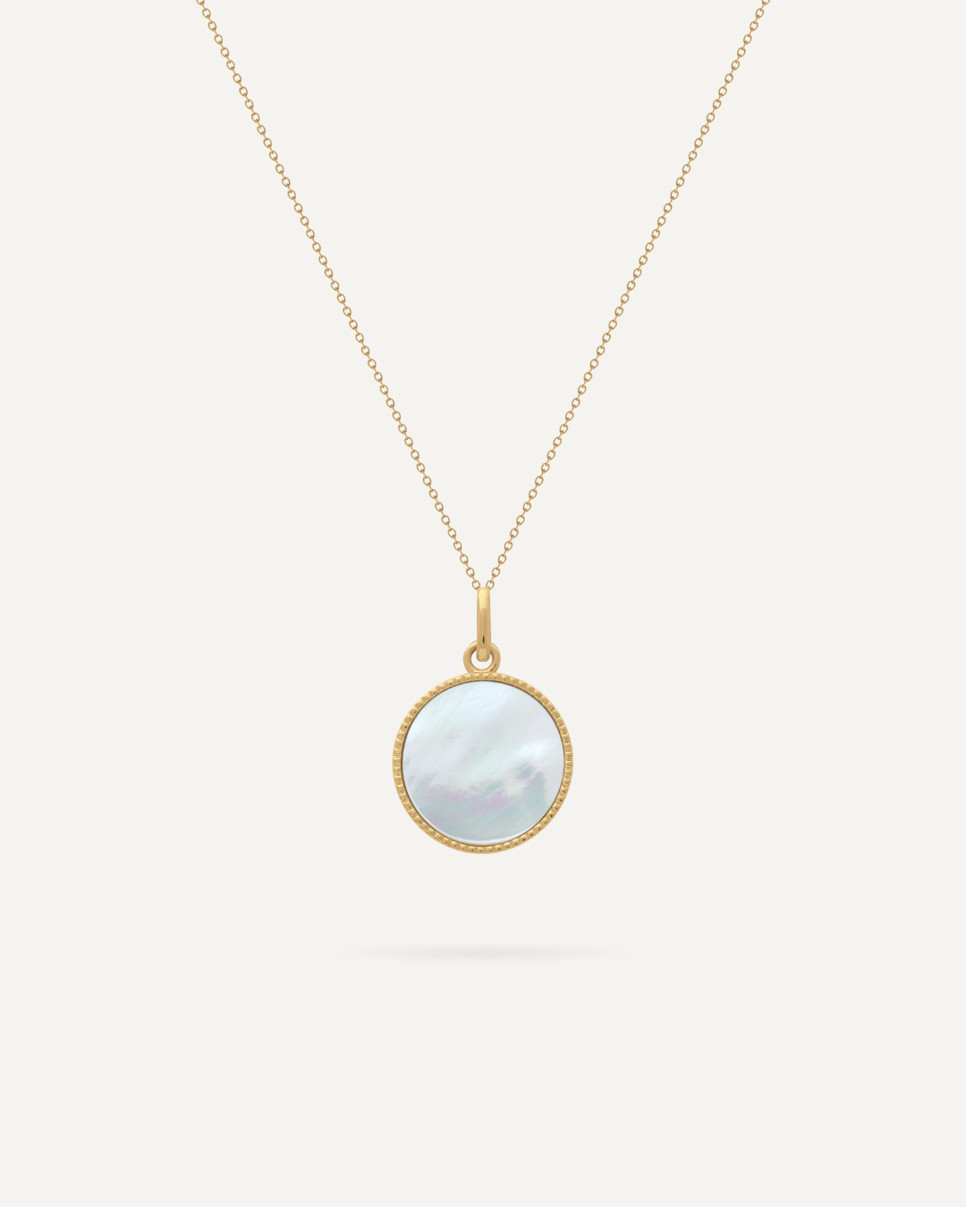 Collier Reflet - pendentif en nacre