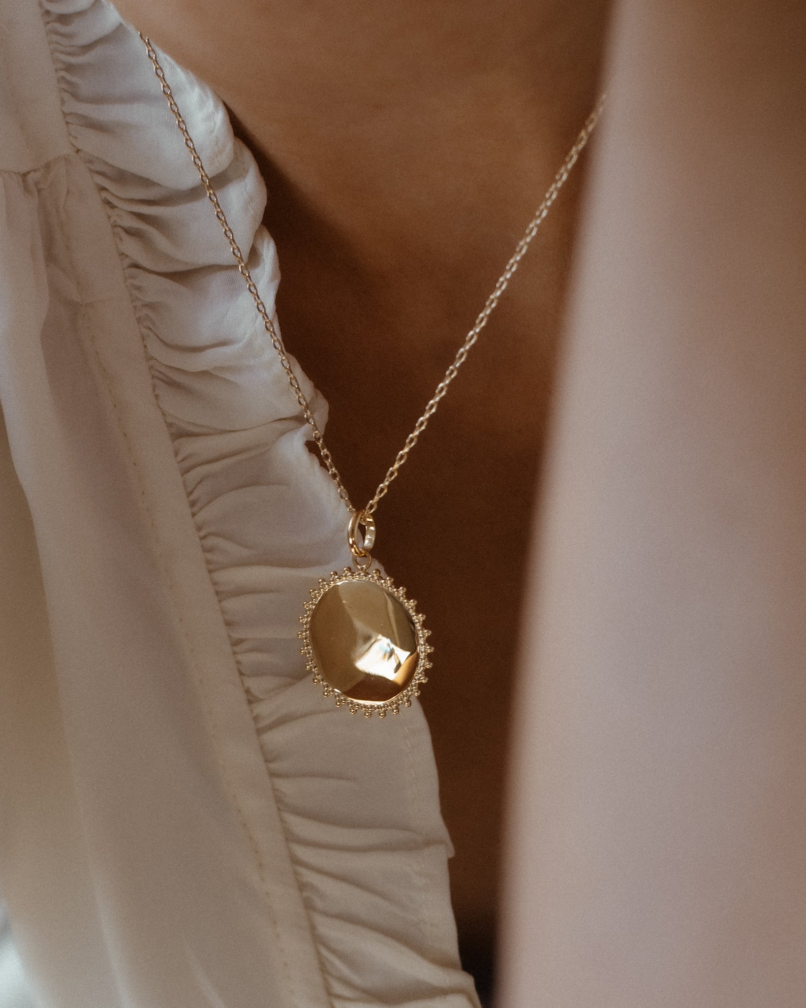 Collier Lumière - pendentif à graver