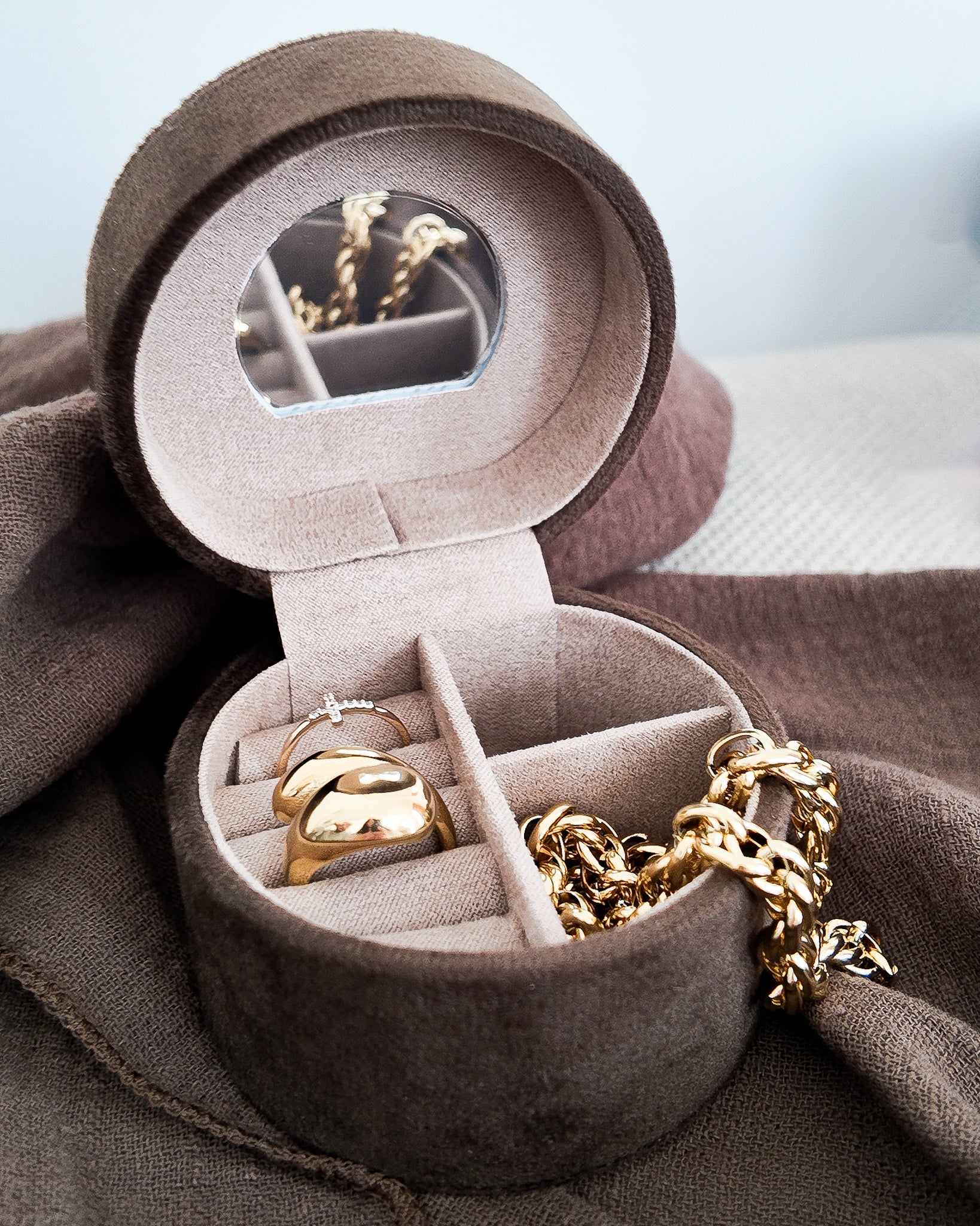 WTP Providence – Boîte à bijoux en velours doux