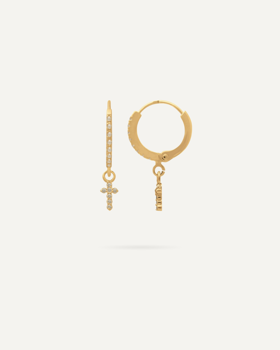 Boucles d’oreilles croix ELISABETH