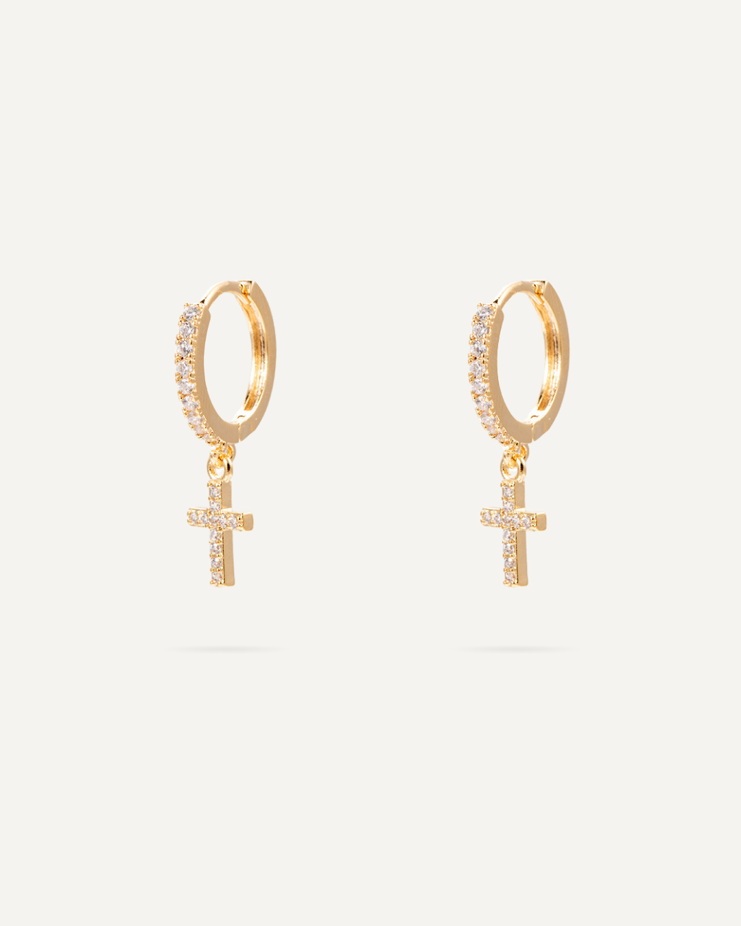 Boucles d’oreilles croix ELISABETH