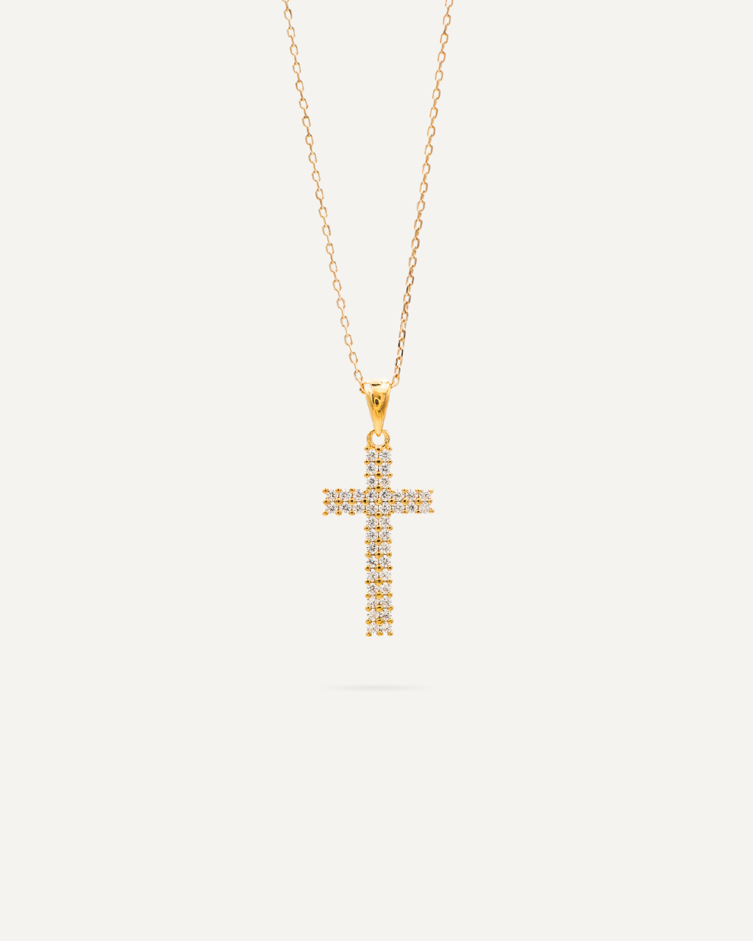 Collier croix AGAPÊ